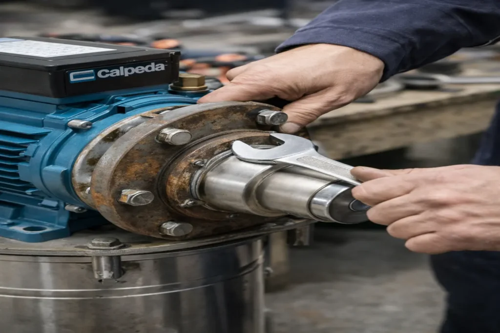 توكيل كالبيدا | فلانشة حديد | تصليح مواتير مياه